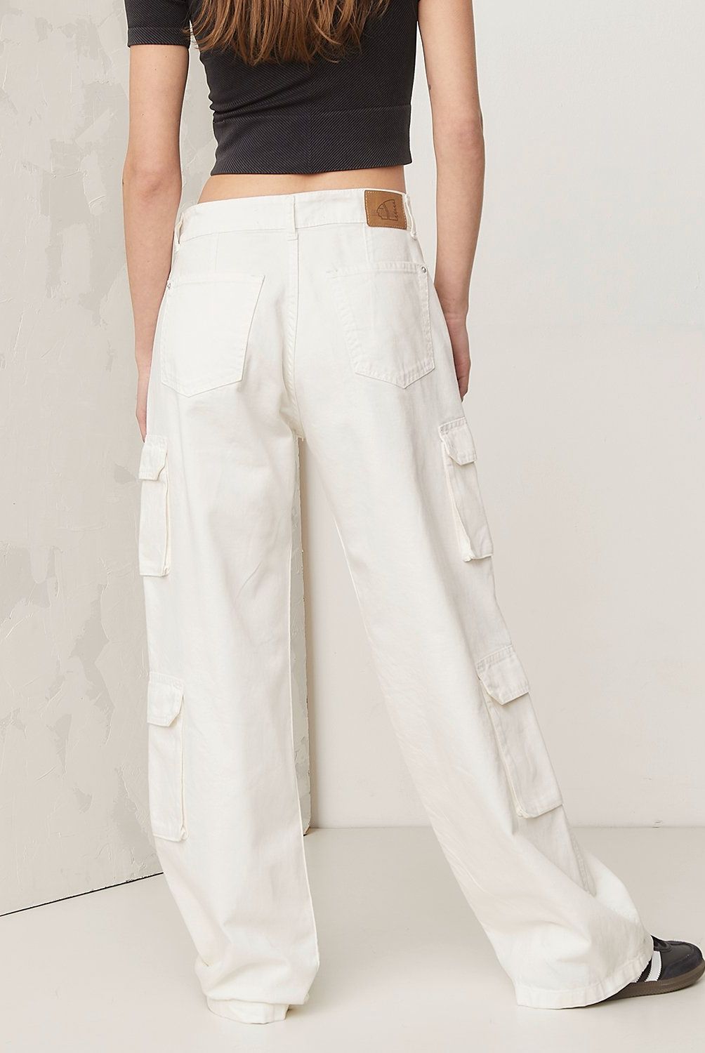 AMERICANINO - Jeans Cargo Tiro Medio Mujer Americanino
