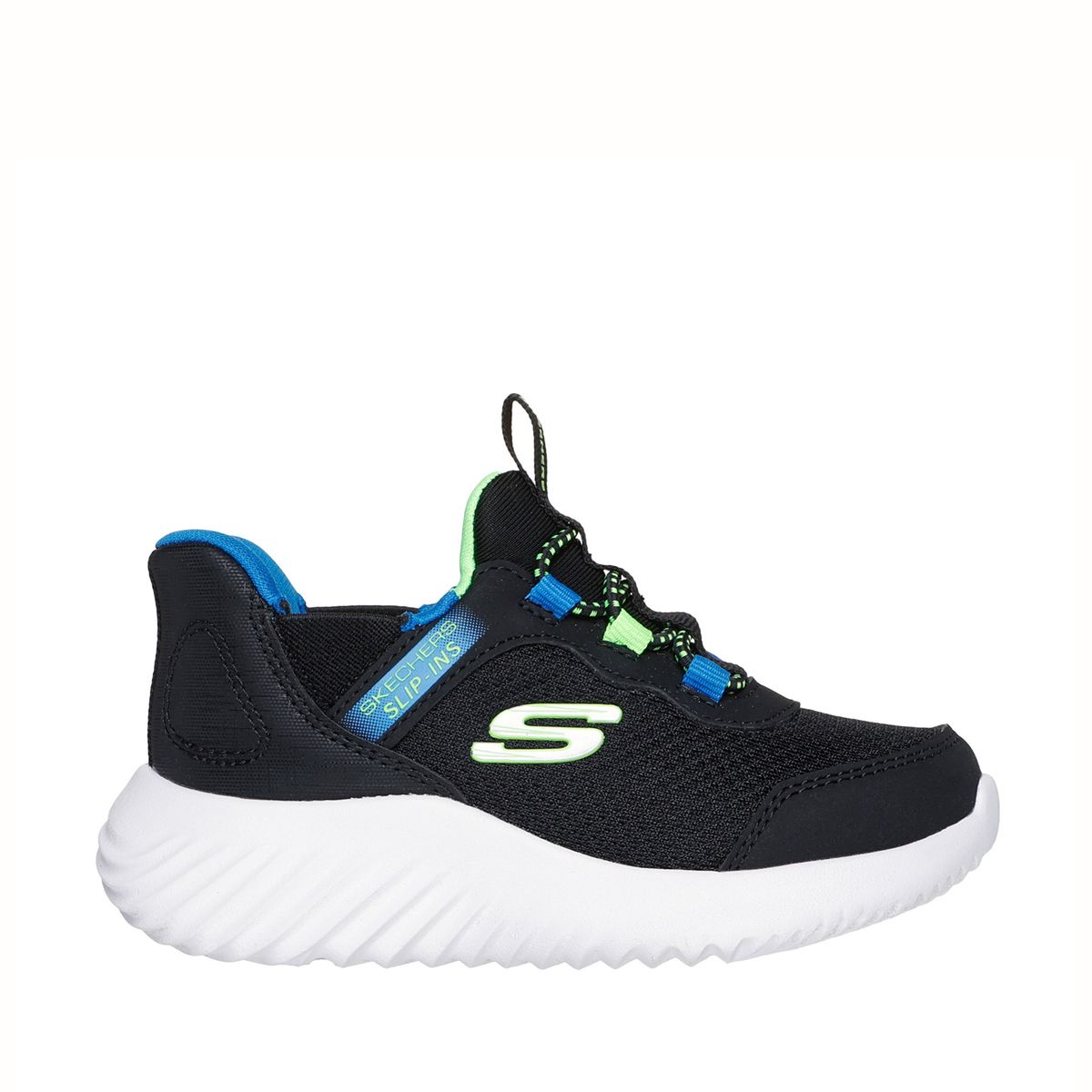 SKECHERS - Bounder Zapatilla Urbana Niño Negro (20 A 25) Skechers