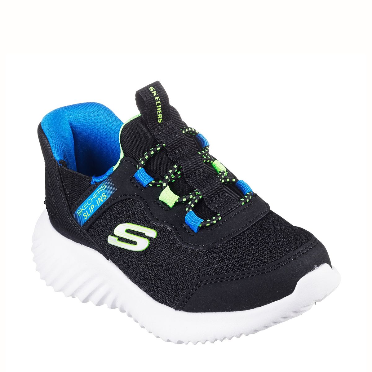 SKECHERS - Bounder Zapatilla Urbana Niño Negro (20 A 25) Skechers