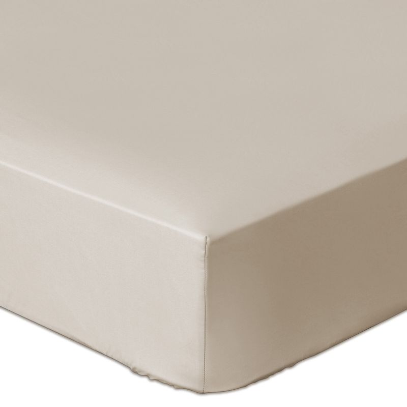 ROYAL - Sábana Bajera Lisa 300 Hilos Beige Royal