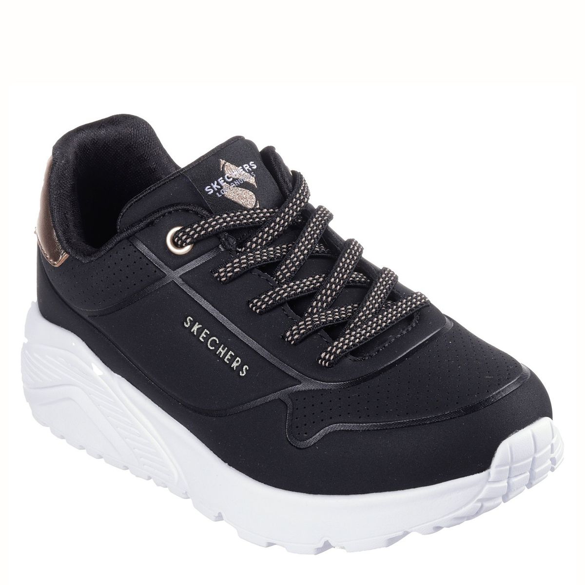 SKECHERS - Uno Lite Zapatilla Urbana Negra Para Niña Skechers