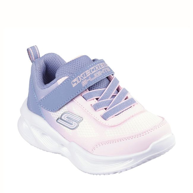 SKECHERS - Glow Zapatilla Urbana Niña Gris (20 A 25) Skechers