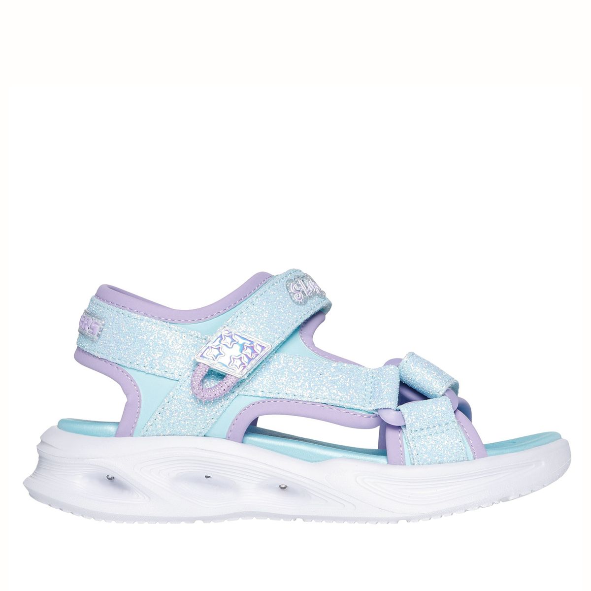 SKECHERS - Sola Glow Sandal Sandalia Niña Azul (27 A 36) Skechers