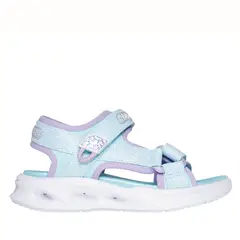 SKECHERS - Sola Glow Sandal Sandalia Niña Azul (27 A 36)