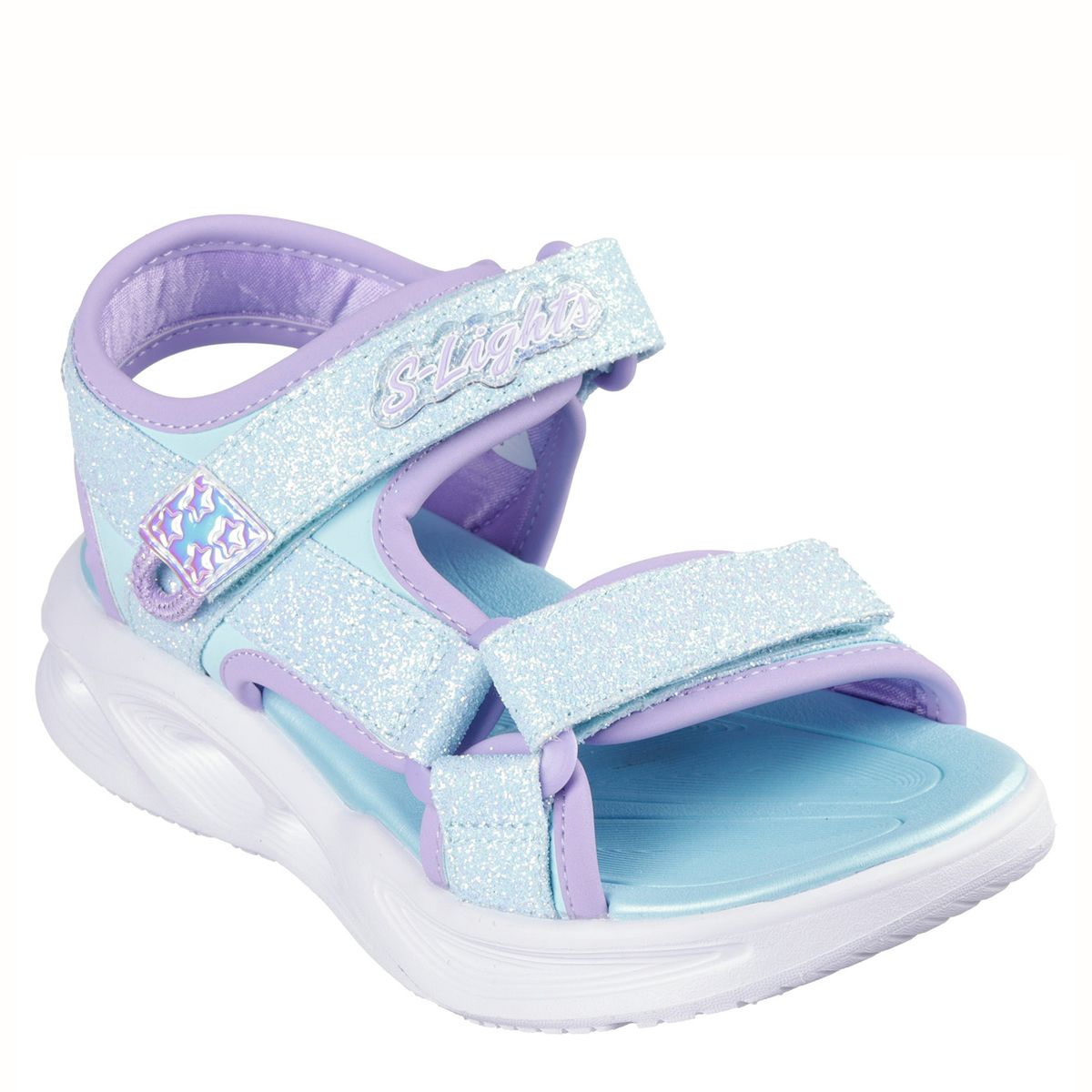 SKECHERS - Sola Glow Sandal Sandalia Niña Azul (27 A 36) Skechers