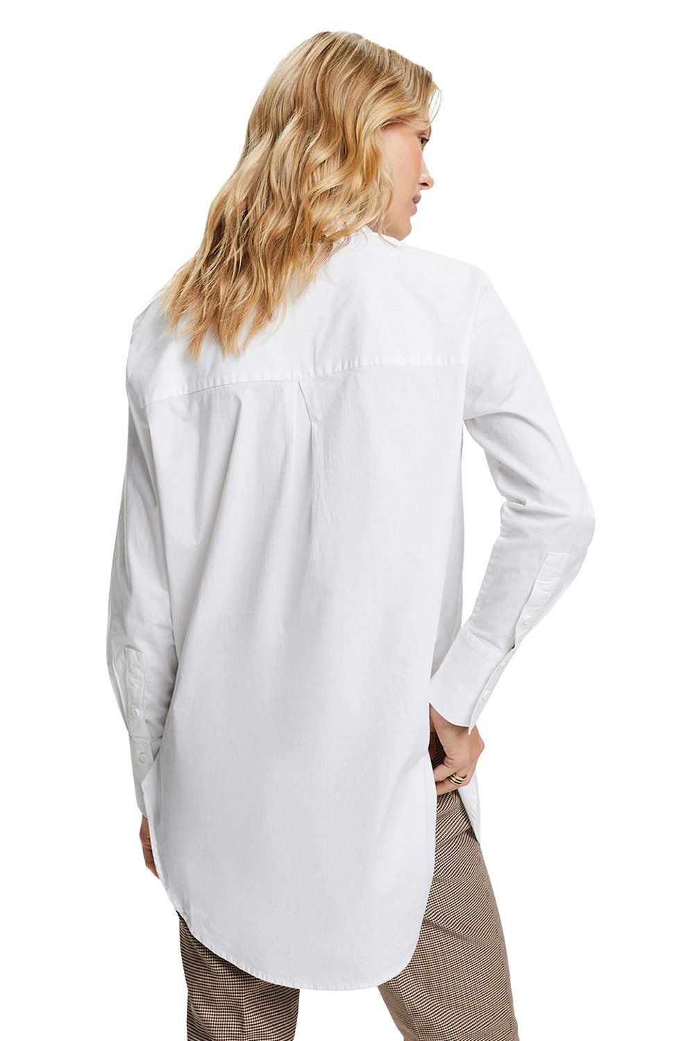 ESPRIT - Blusa Manga Larga Algodón Mujer Esprit