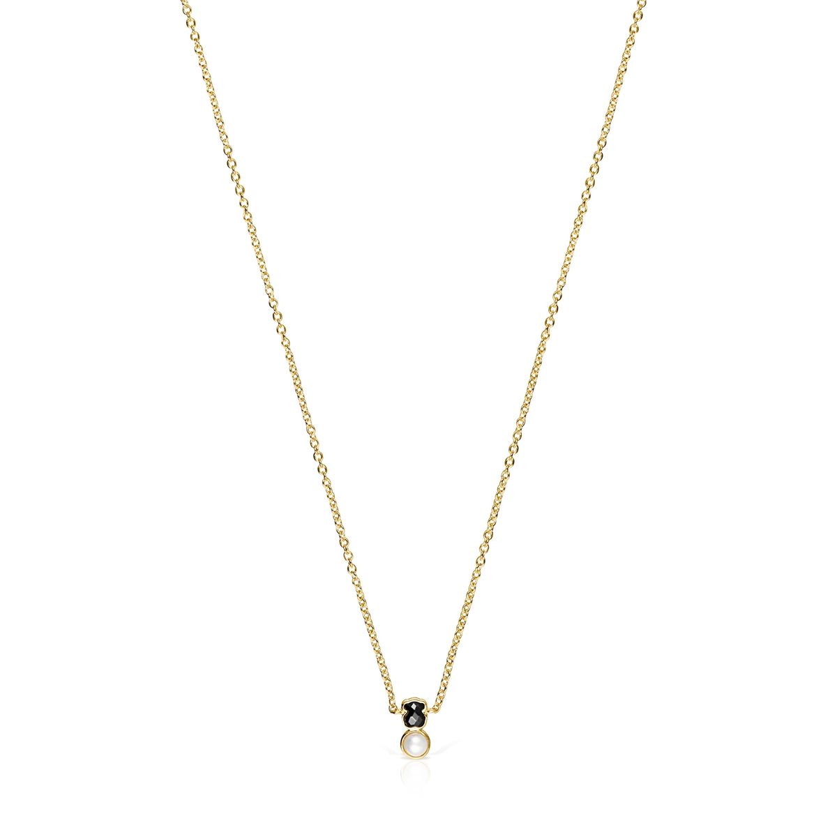 TOUS - Collar Glory Oso Y Perla De Oro Mujer Tous