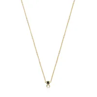 Collar Glory Oso Y Perla De Oro Mujer