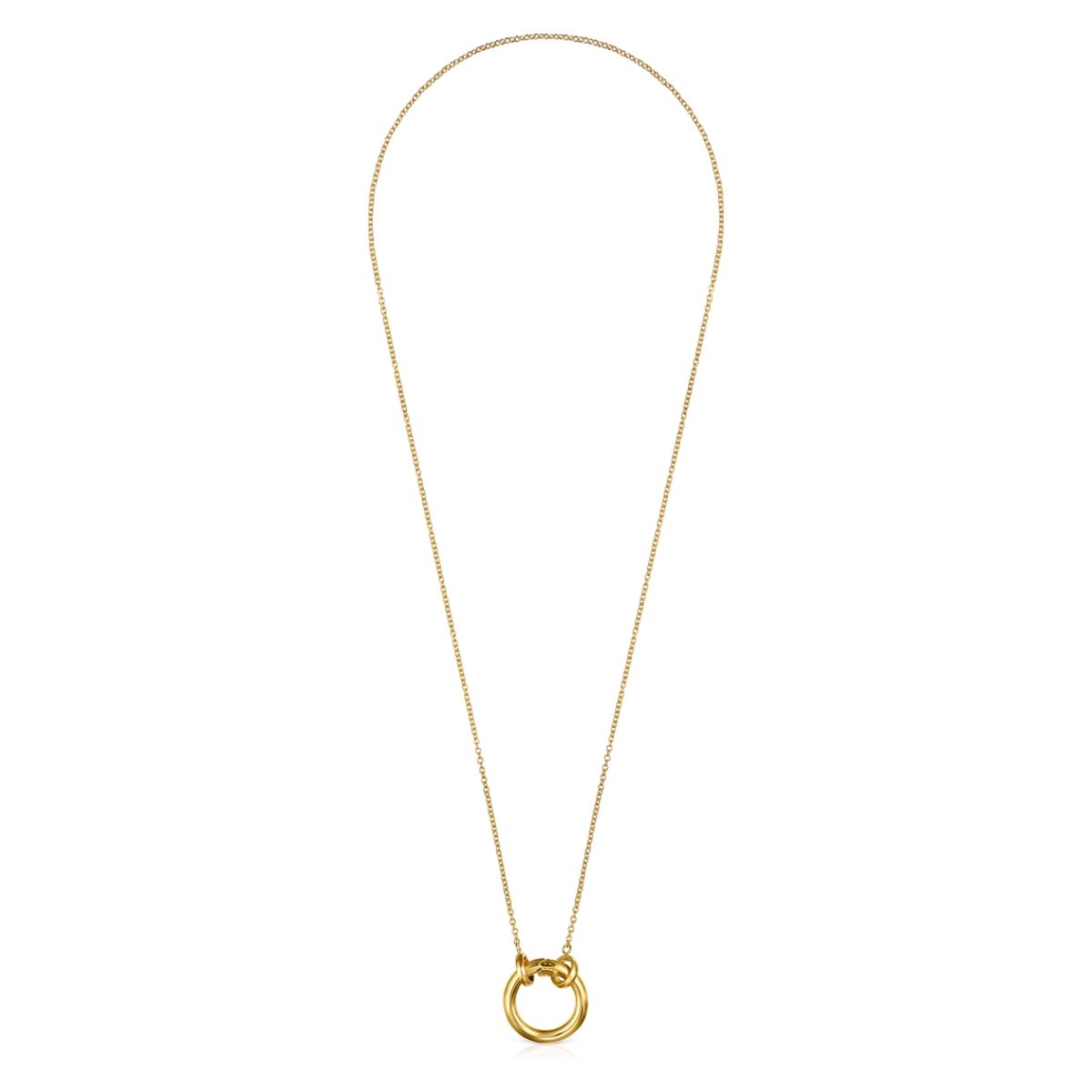 TOUS - Collar Pequeño Con Baño De Oro 18 Kt Sobre Plata Hold