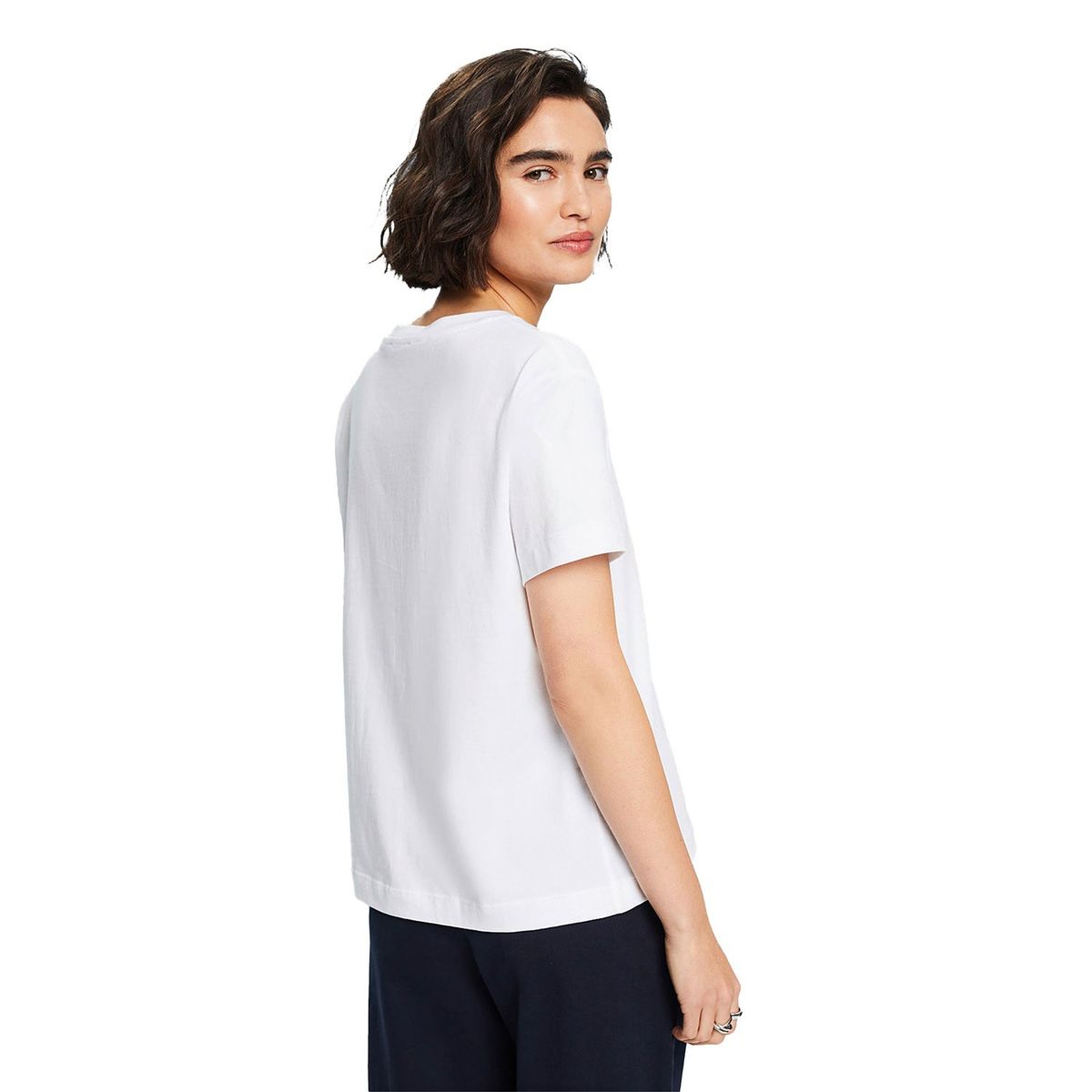 ESPRIT - Polera Manga Larga Algodón Mujer Esprit