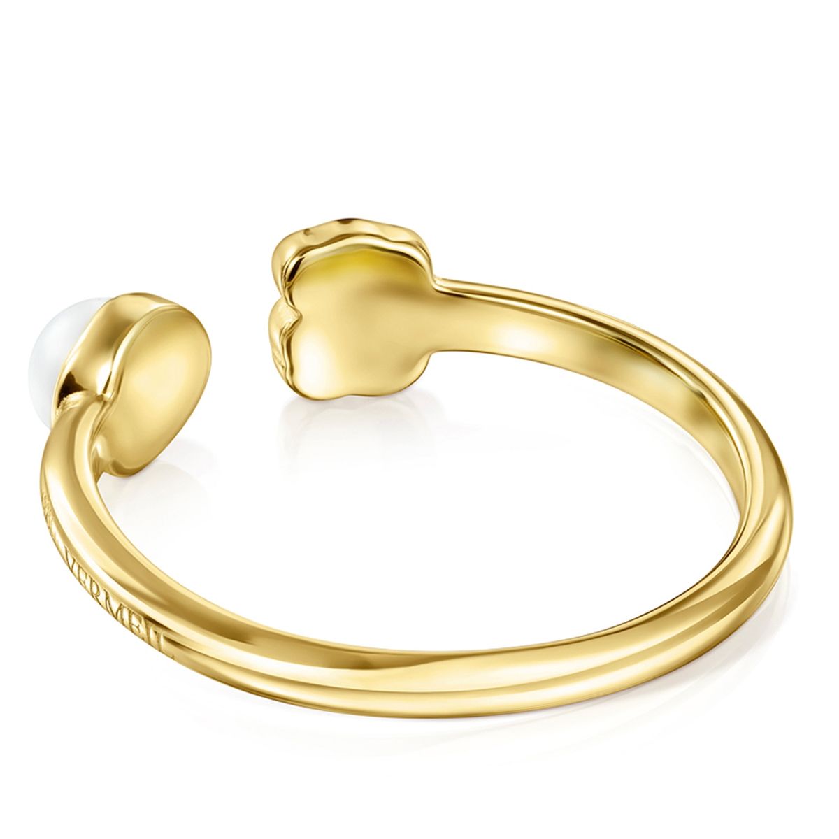 TOUS - Anillo Glory Oso y Perla Mujer Tous
