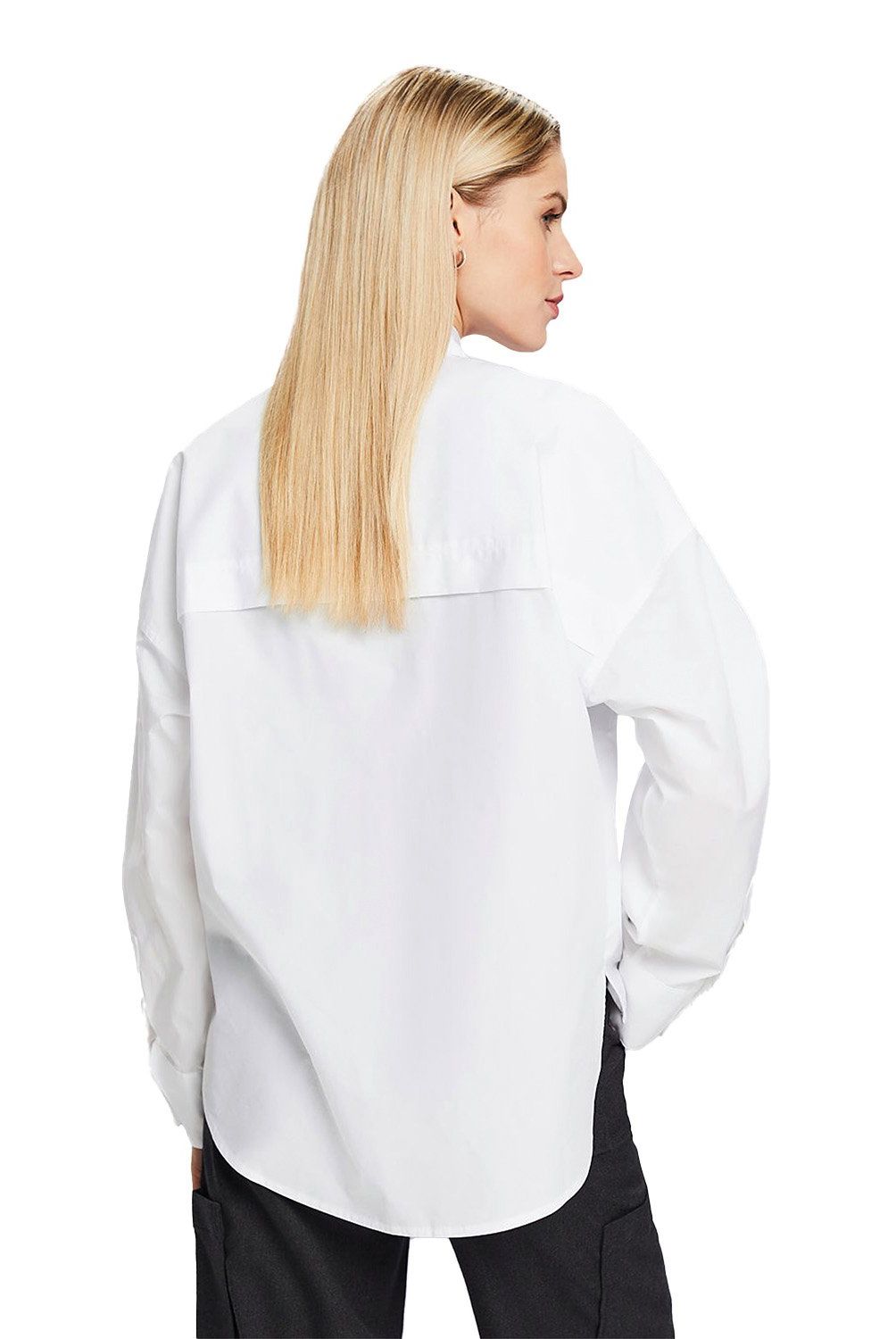 ESPRIT - Blusa Manga Larga Algodón Mujer Esprit
