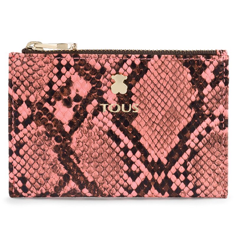 TOUS - MONEDERO-TARJETERO DORP WILD ROSA