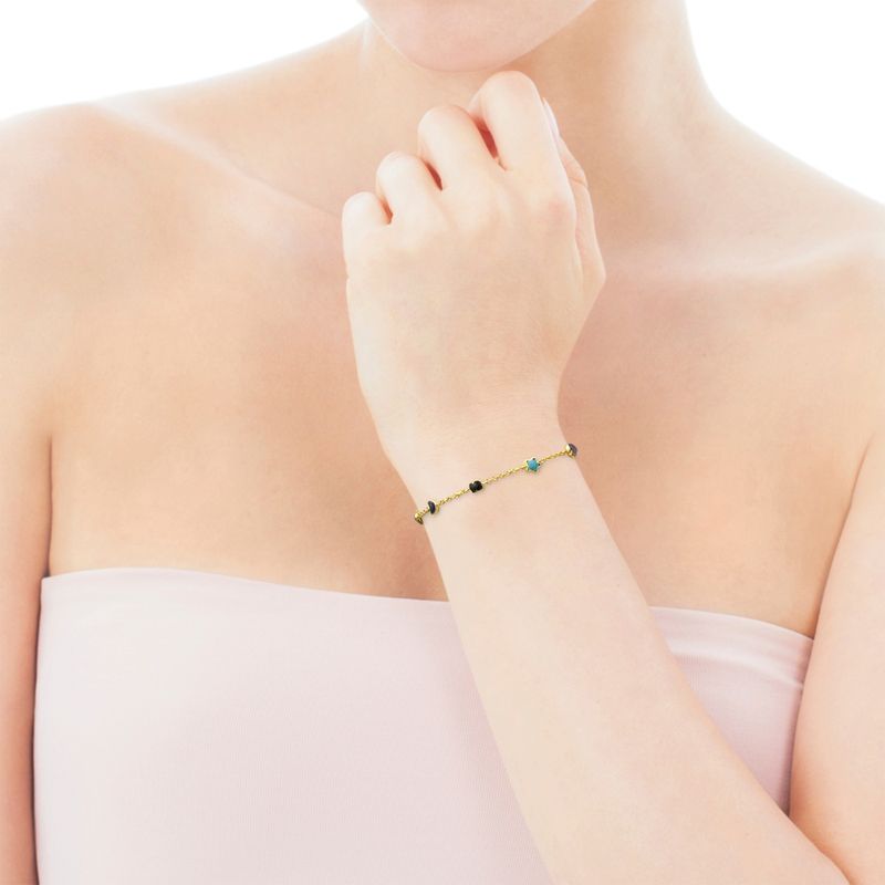 TOUS - Pulsera Glory 6 Motivos Gema Colores Cadena Mujer Tous