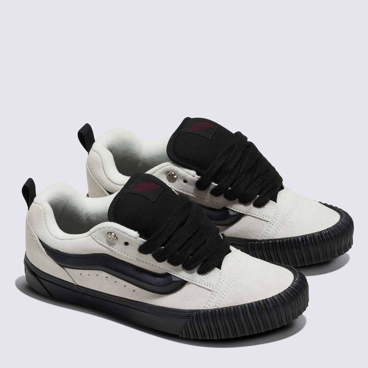 VANS - Knu Skool Zapatilla Urbana Hombre Cuero Blanco Vans