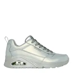 SKECHERS - Zapatilla Urbana Mujer Plateado
