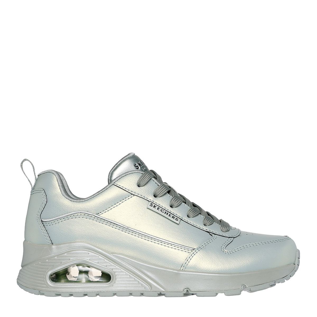 SKECHERS - Zapatilla Urbana Mujer Plateado Skechers