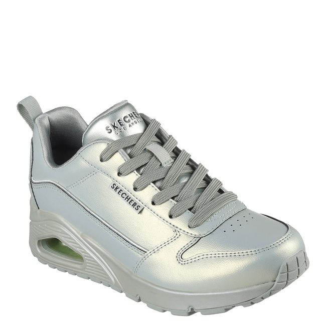 SKECHERS - Zapatilla Urbana Mujer Plateado Skechers