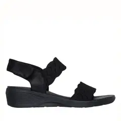 SKECHERS - Sandalia Mujer Negro