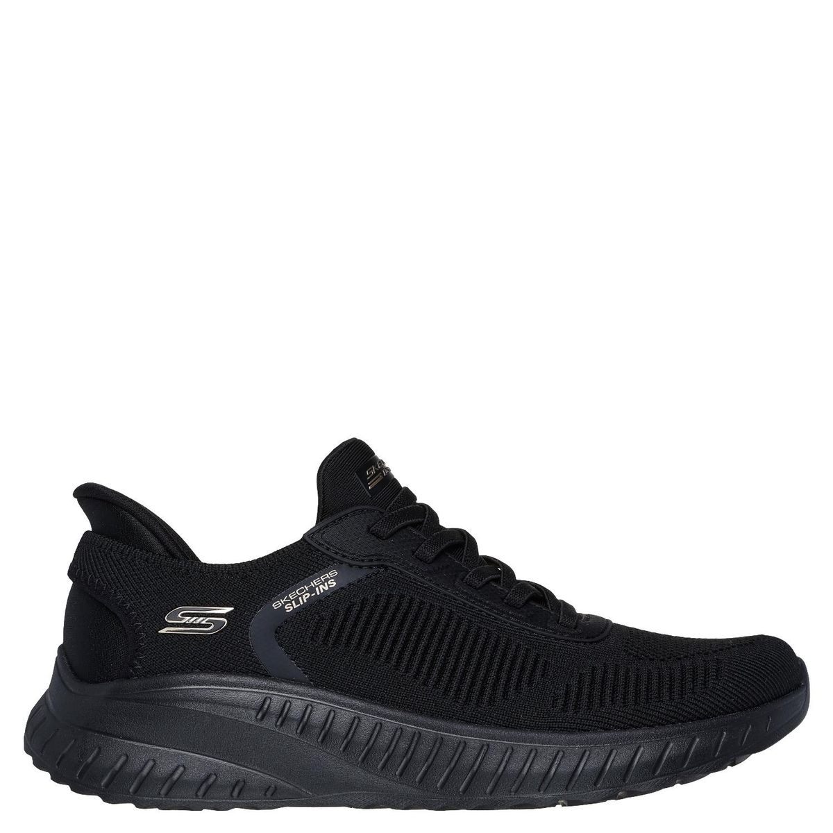 SKECHERS - Bobs Squad Chaos Zapatilla Urbana Mujer Negro Skechers