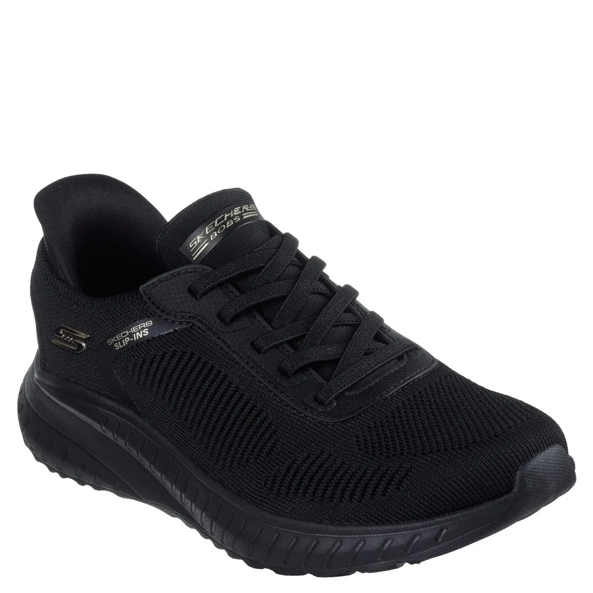 SKECHERS - Bobs Squad Chaos Zapatilla Urbana Mujer Negro Skechers