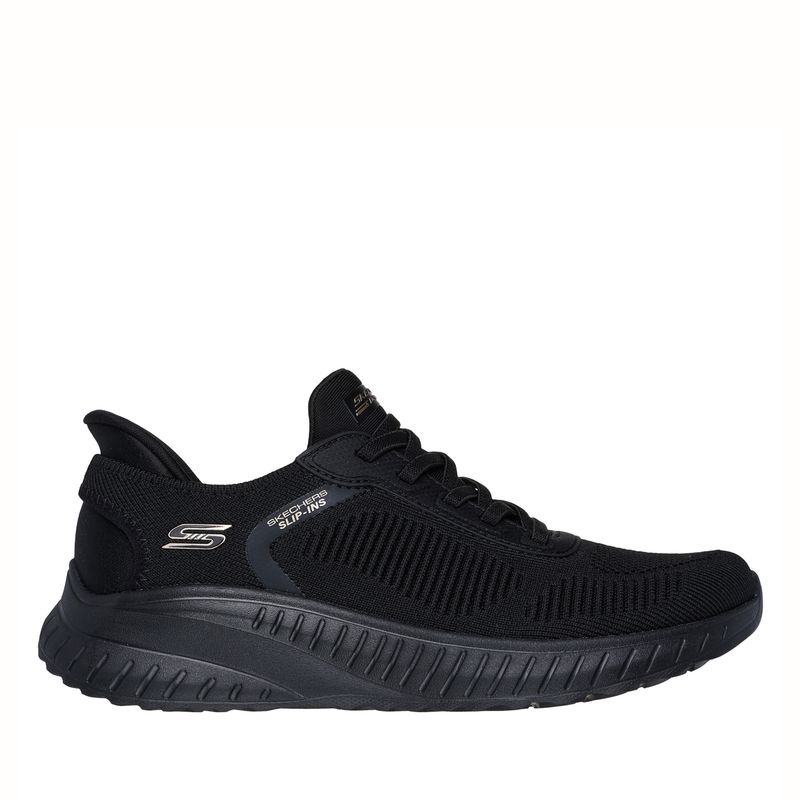 SKECHERS - Bobs Squad Chaos Zapatilla Urbana Mujer Negro Skechers