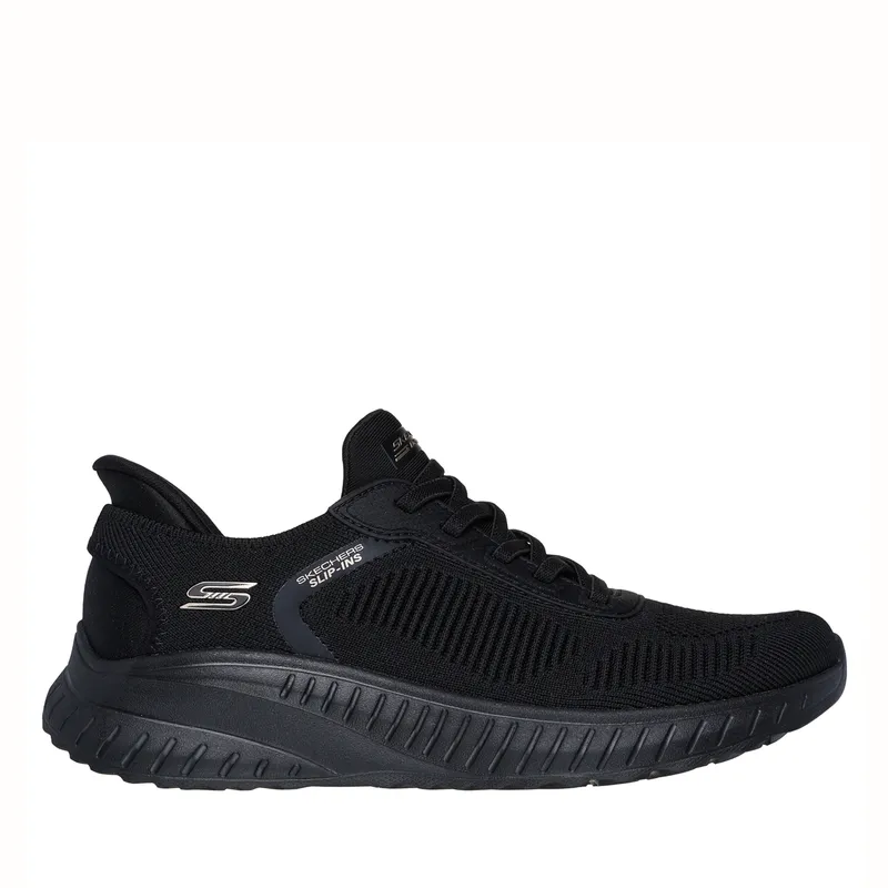 SKECHERS - Bobs Squad Chaos Zapatilla Urbana Mujer Negro Skechers