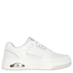 SKECHERS - Zapatilla Urbana Mujer Cuero Blanco