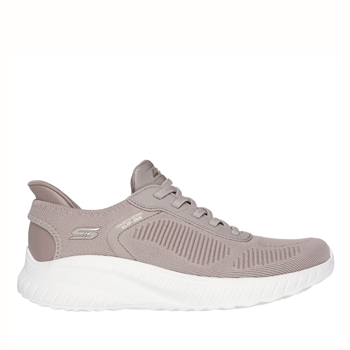 SKECHERS - Bobs Squad Chaos Zapatilla Urbana Mujer Beige Skechers