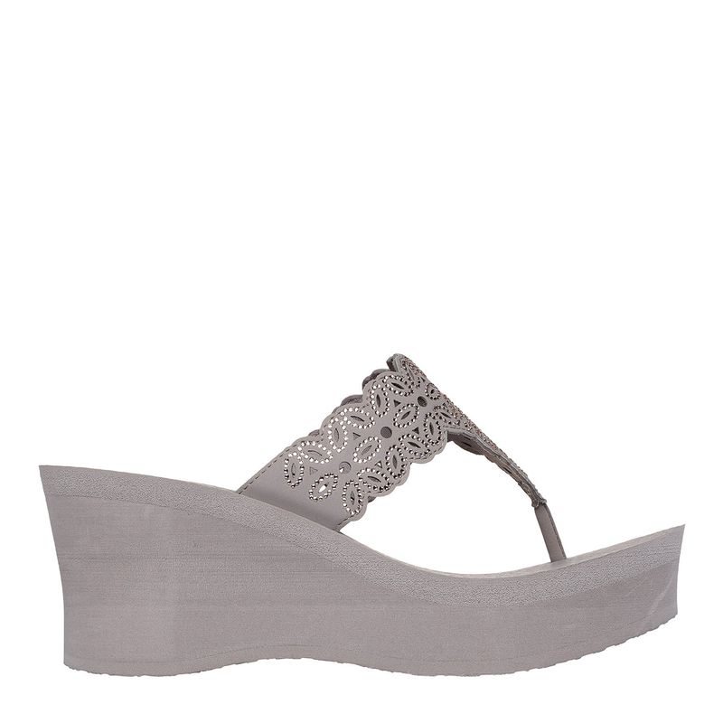 SKECHERS - Sandalia Mujer Gris Skechers