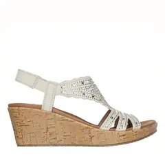 SKECHERS - Sandalia Mujer Blanco