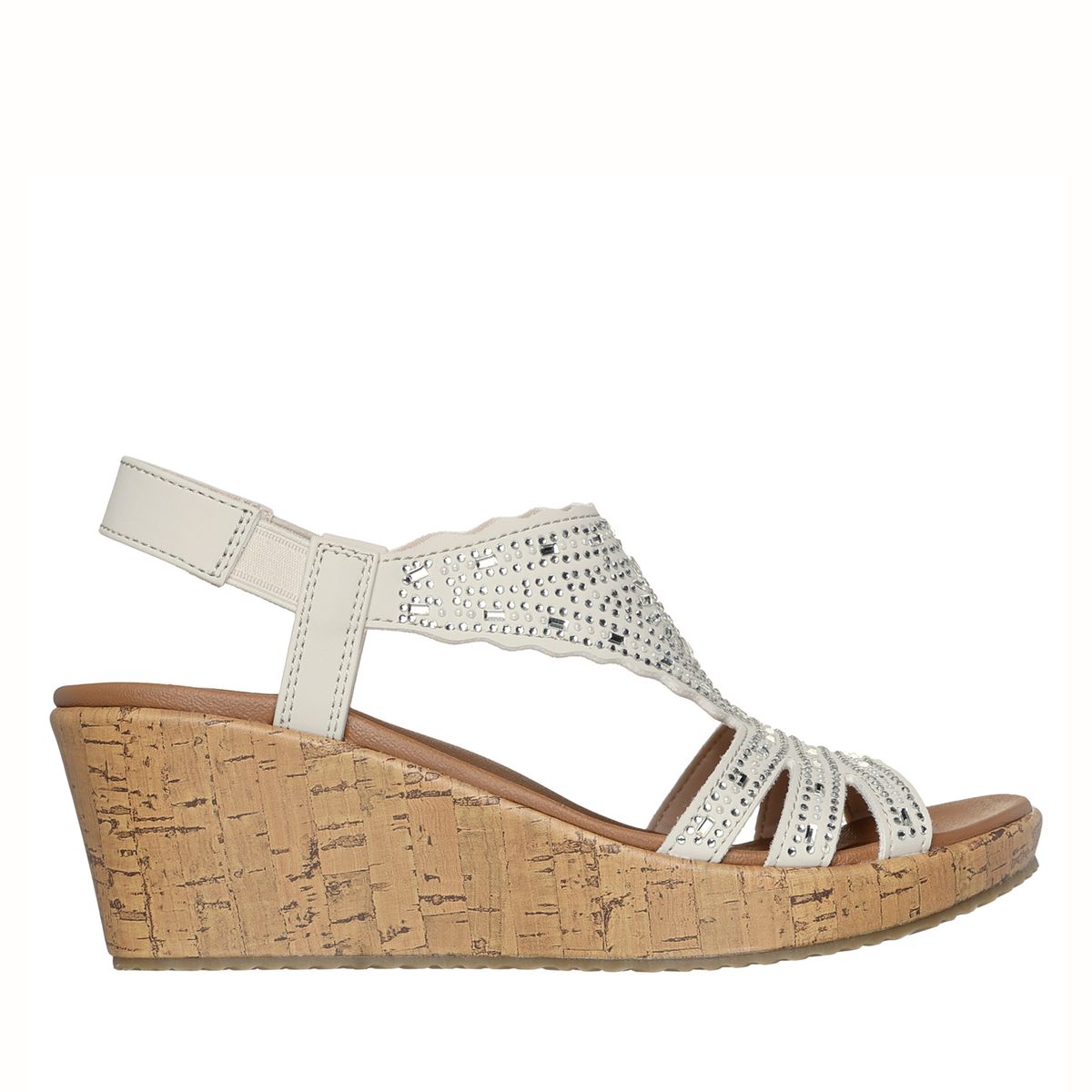 SKECHERS - Sandalia Mujer Blanco Skechers