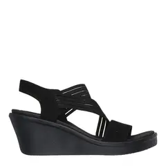 SKECHERS - Sandalia Mujer Negro