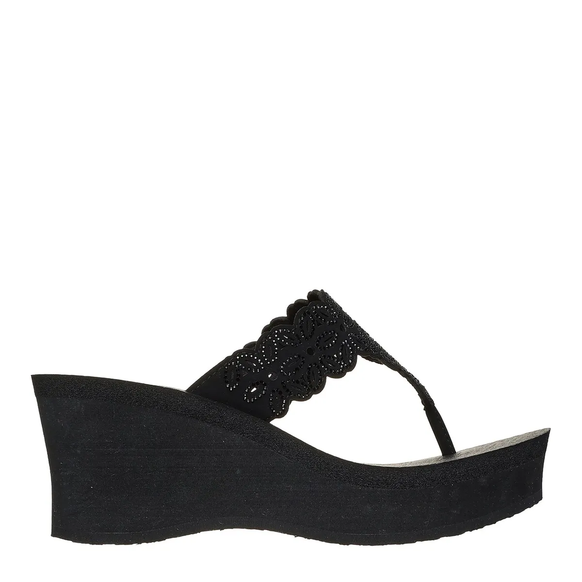 SKECHERS - Sandalia Mujer Negro Skechers