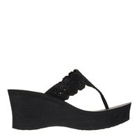 Sandalia Mujer Negro