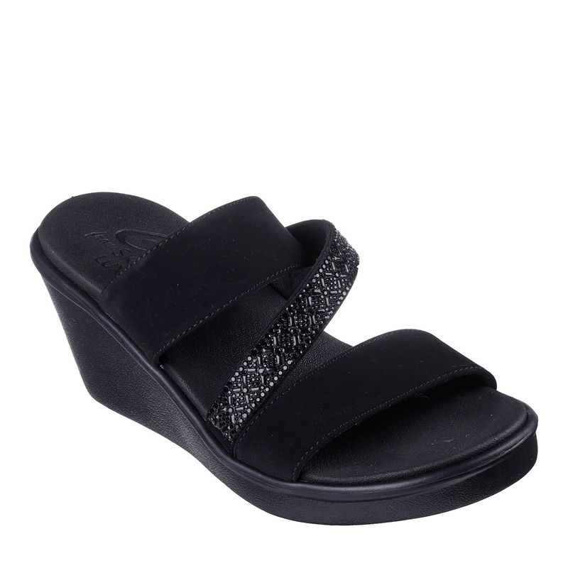 SKECHERS - Sandalia de Plataforma Skechers para Mujer Color Negro