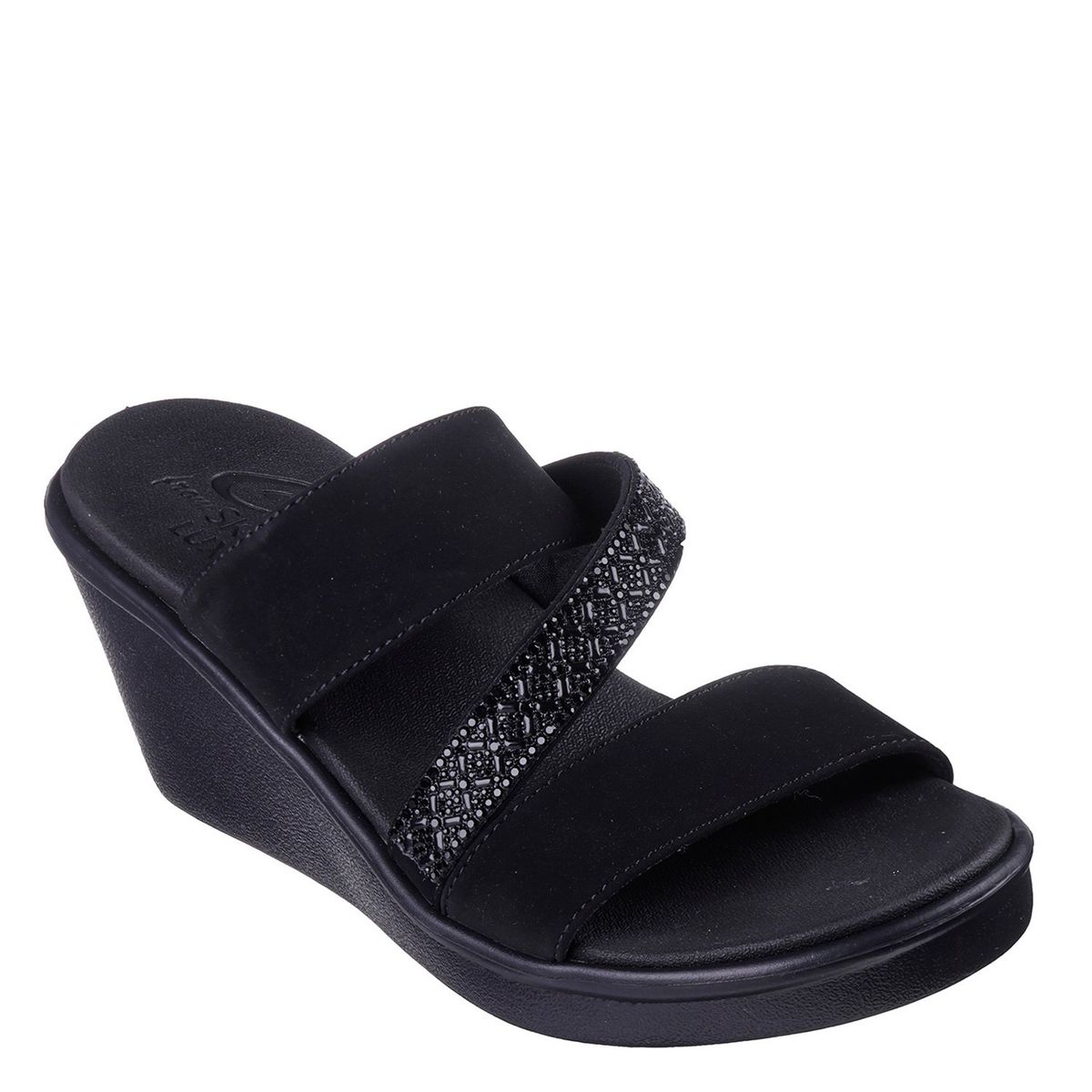 SKECHERS - Sandalia Mujer Negro Skechers