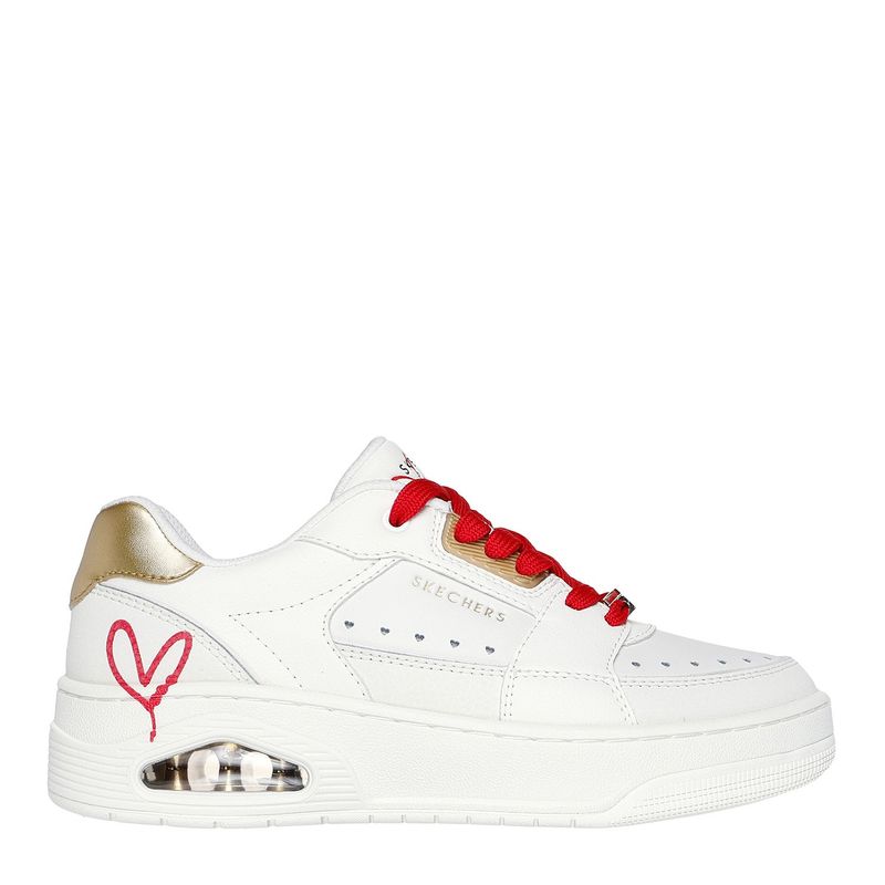 SKECHERS - Zapatilla Urbana Mujer Cuero Blanco Skechers