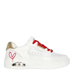 SKECHERS - Zapatilla Urbana Mujer Cuero Blanco