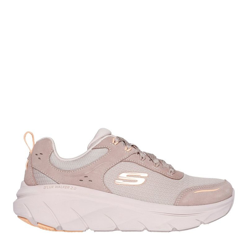 SKECHERS - Zapatilla Urbana Mujer Cuero Beige Skechers