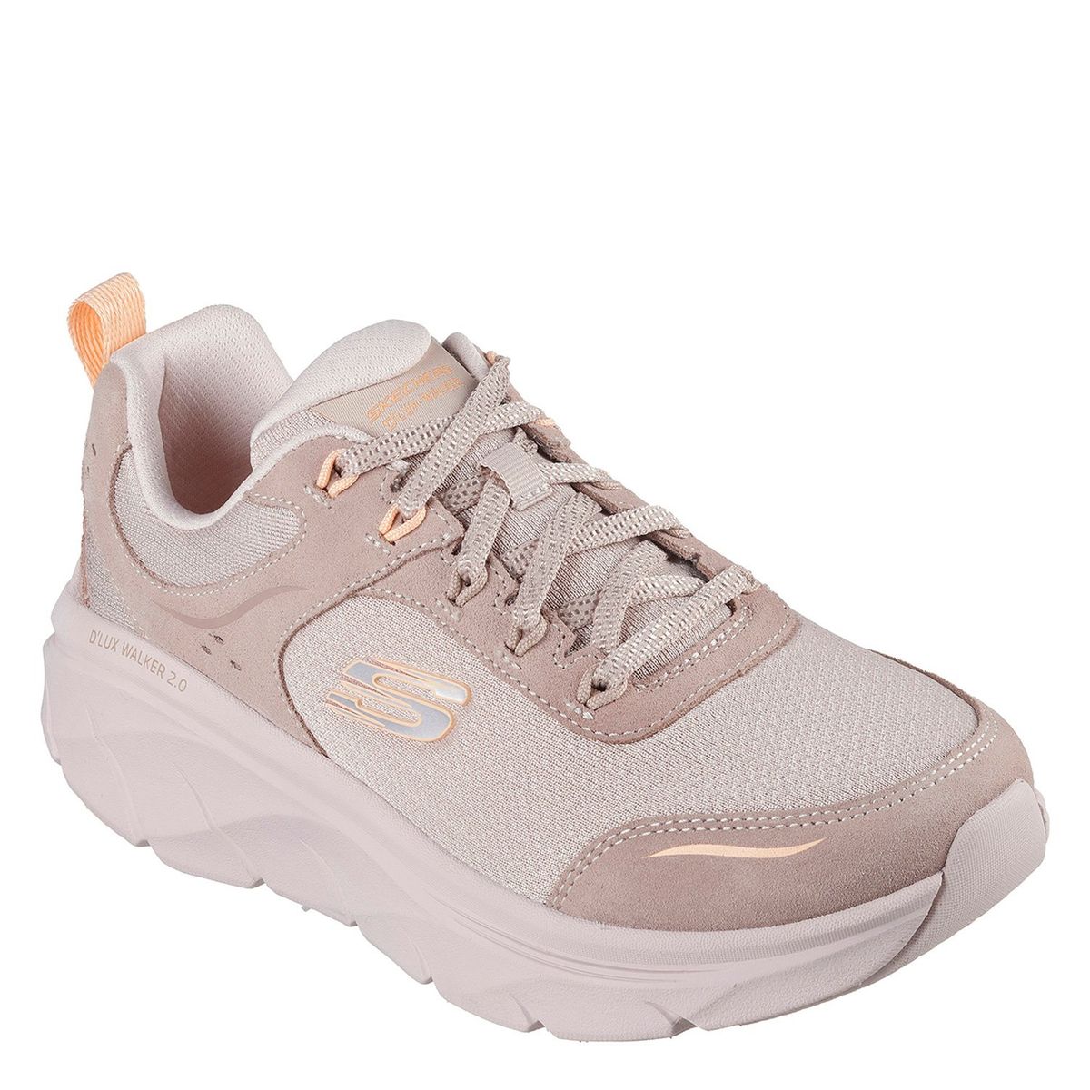 SKECHERS - Zapatilla Urbana Mujer Cuero Beige Skechers