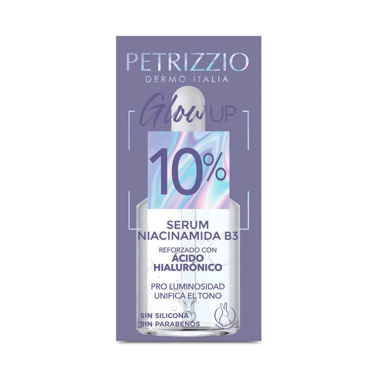 PETRIZZIO - Serum Facial Glow Up Niacinamida 10% Proluminosidad Hidratante 28 Ml Petrizzio