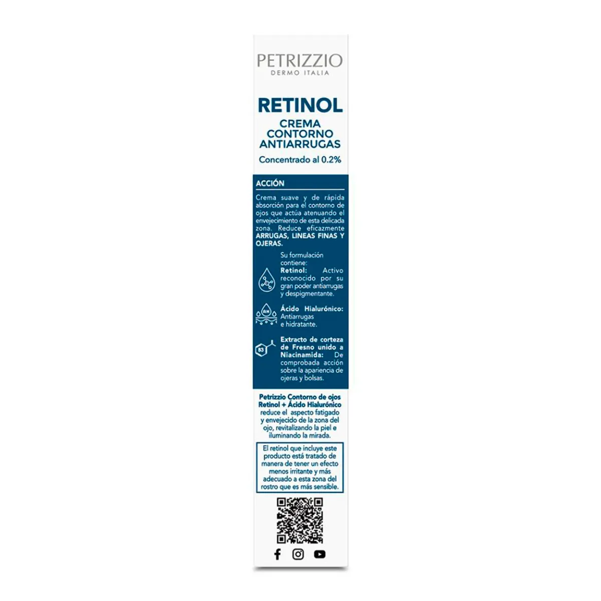 PETRIZZIO - Crema Contorno Antiarrugas Retinol Concentrado Al 0.2% Petrizzio