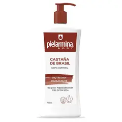 PIELARMINA - Crema Corporal Nutritiva Hidratante Castaña 750 Ml