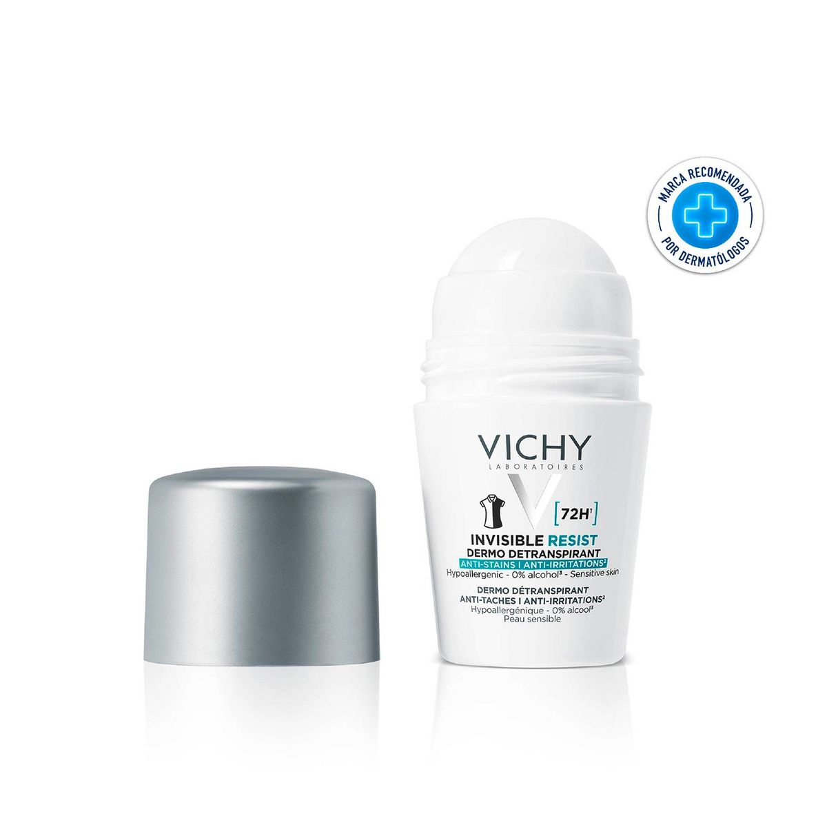VICHY - Desodorante Invisible Resist Protección 72h 50 Ml Vichy