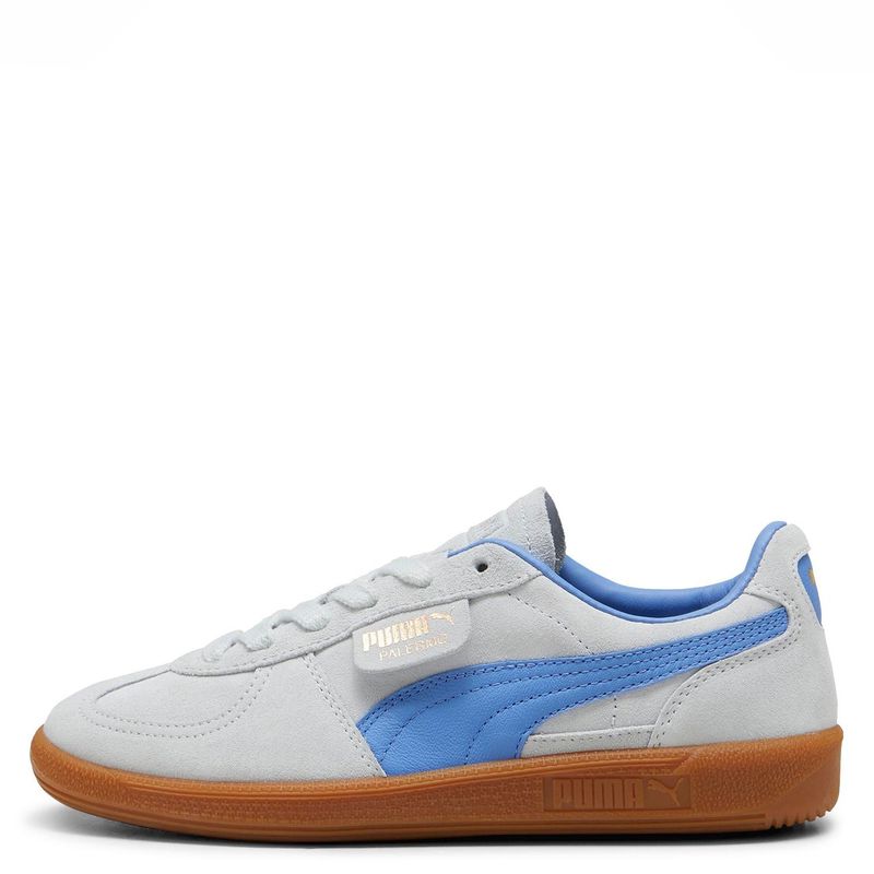 PUMA - Palermo Zapatilla Urbana Unisex Cuero Gris Puma