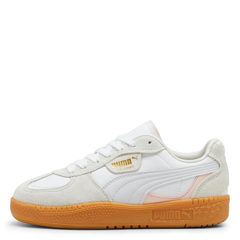 PUMA - Palermo Moda Vintage Zapatilla Urbana Mujer Cuero Blanco Puma