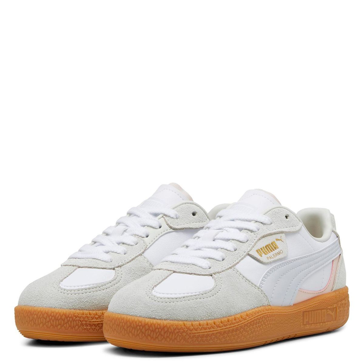 PUMA - Palermo Moda Vintage Zapatilla Urbana Mujer Cuero Blanco Puma