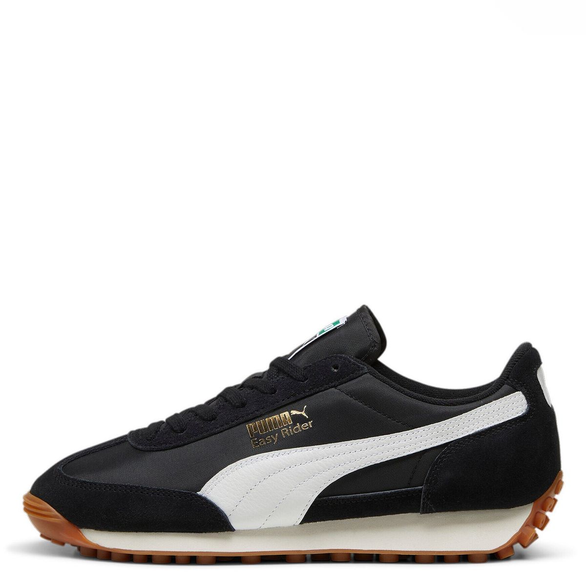 PUMA - Easy Rider Vintage Zapatilla Urbana Mujer Cuero Negro Puma