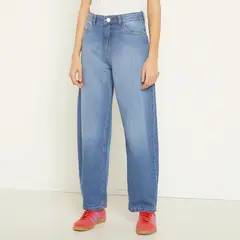 SYBILLA - Jeans Balloon Tiro Alto 100% Algodón